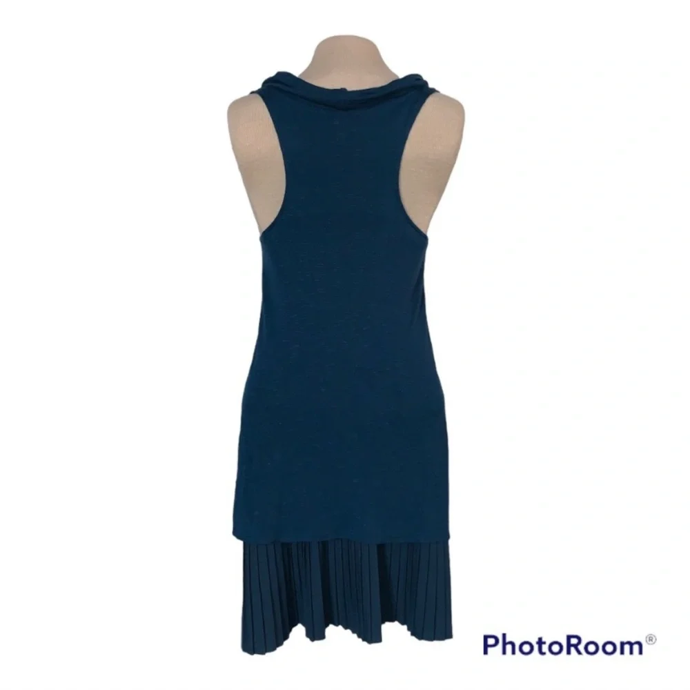 Free People cowl neck with pleated skirt dress